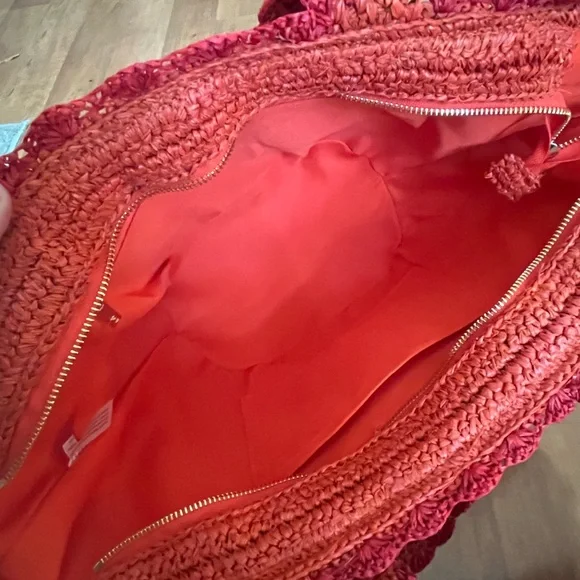 NWT Kate Spade Red/Orange Tote Bag - Picture 4 of 11